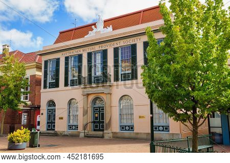 Armidale, Nsw, Australia - March 11, 2018: Façade Of The Australian Mutual Provident Society Buildin