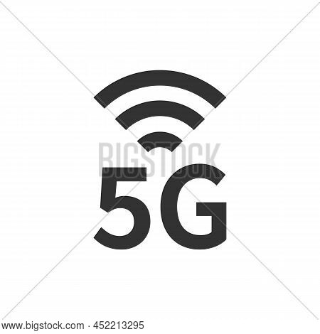 5g Icon Symbol Isolated On White Background. Vector Illustration