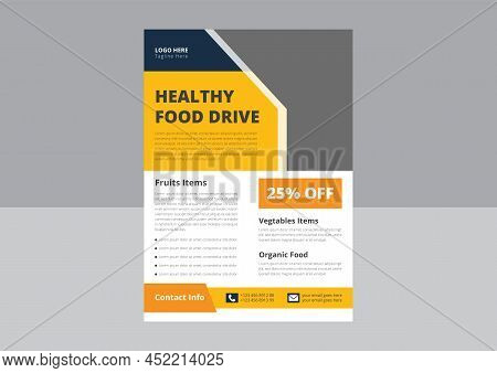 Food Drive Flyer Templates. Food Donation Flyer Design. Charity Fundraisers Flyer Poster Template. C