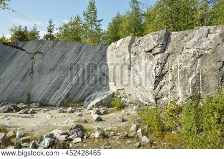 Karelian Landscape Taken On A Summer Day At A Former Marble Quarry In Ruskeala Karelia Russia