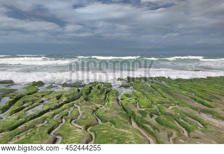 Laomei Green Stone Trough Is Located In Shimen District On The North Coast, Every April And May, Bec