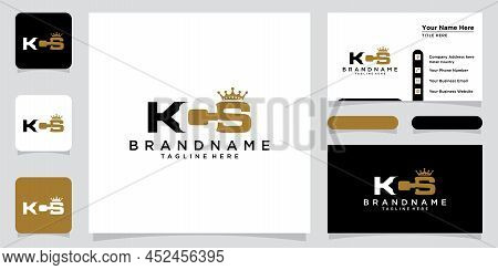 Kcs Letter Creative Modern Elegant Logo Design With Business Card Design