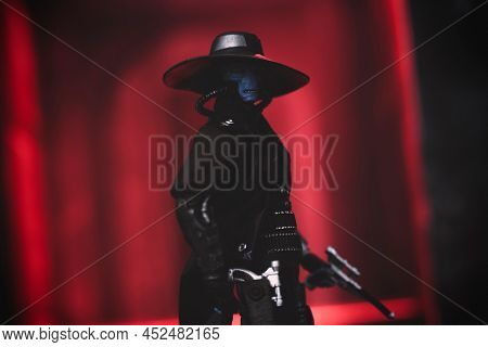 MARCH 26 2022: Star Wars The Clone Wars bounty hunter Cad Bane - Hasbro action figure