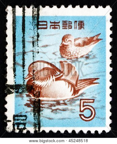 Poštovní známka Japonsko 1955 kachny, pták