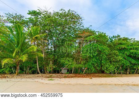 Sunrise At Playa Cocles, Beautiful Tropical Caribbean Beach, Puerto Viejo, Costa Rica East Coast