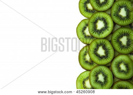 Tranches tranches de kiwi