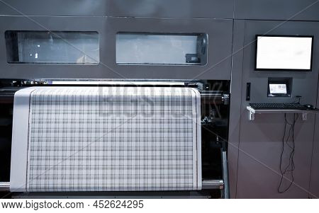 Wide Format Hybrid Sublimation Printer. Printing Industry.