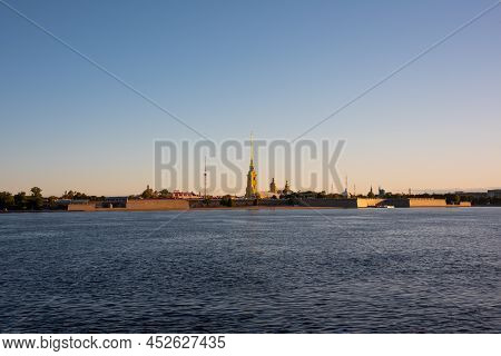 St. Petersburg, Russia. City View With Famous Landmarks