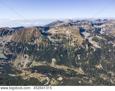Aerial View Of Pirin Mountain Near Polezhan Peak, Bulgaria