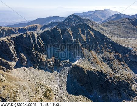 Aerial View Of Pirin Mountain Near Polezhan Peak, Bulgaria