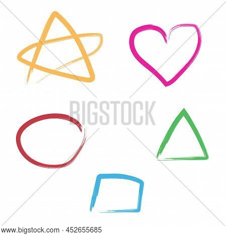 Pencil Drawings, Great Design For Any Purposes. Curve Wave Seamless Pattern. Heart Wave. Vector Illu