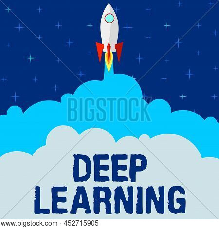 Text Showing Inspiration Deep Learning. Internet Concept Hierarchical Abstractions Artificial Intell