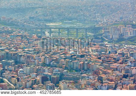 Urban Landscape Of European Side Of Istanbul.