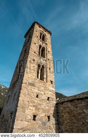 Església De Sant Miquel D\'engolasters. Church Building In Escaldes-engordany, Andorra.