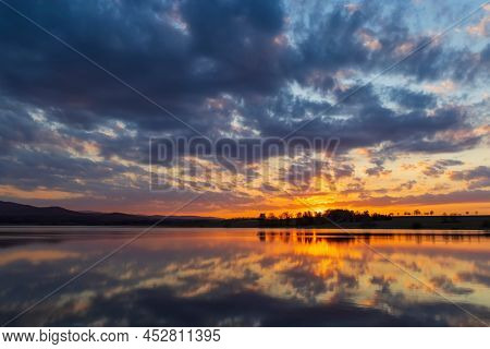 Dehtar pond, Southern Bohemia, Czech Republic