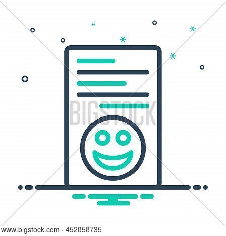 Mix Icon For Testimonials Grateful Beholden Feedback Review Testament Reference Good-authority