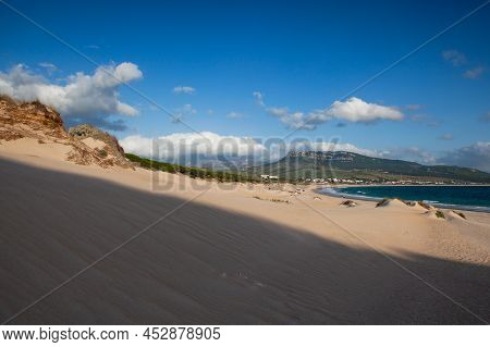Dunes In Bolonia, Andalusia, Spain. This Dune Is Over 30 Metres High And 200 Metres Wide.