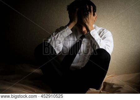 Image Of A Man Who Is Sad