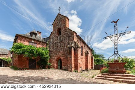 15th Century Chapel Of Black Penitents (chapelle Des Penitents Noirs), Emblematic Place Of Collonges