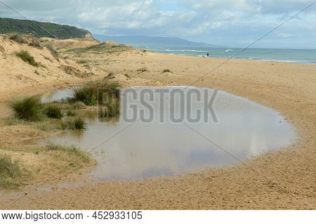 The Beach Of Los Canos De Meca In Spain
