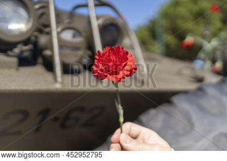 25 Of April, Celebration Of 50 Years, Portugal Freedom Day.. Revolution Of The Carnations 1974. Army