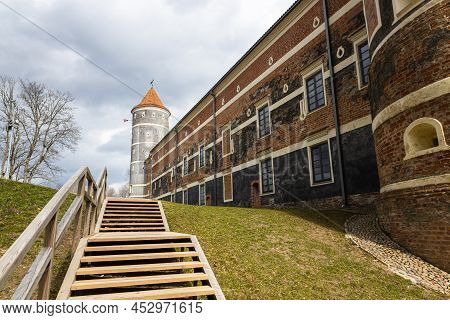 Medieval Brick Castle And Tower Of Panemune, Lithuania