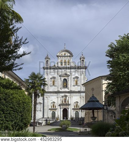 View Of Sanctuary Of Monte Santo In Varallo