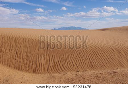 Sand Dune In Desert