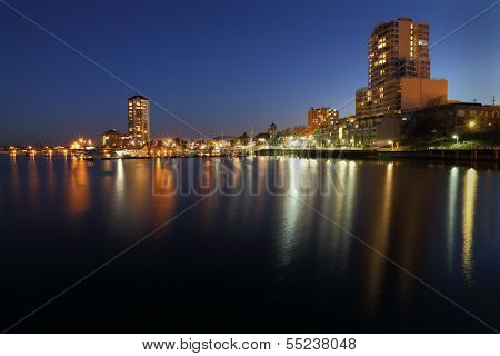Nanaimo Harbor Twilight, British Columbia
