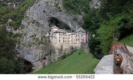Predjama Castle, A Castle Build Into The Slovenian Cave System