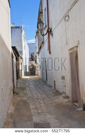 Alleyway. Felline. Puglia. Italy.