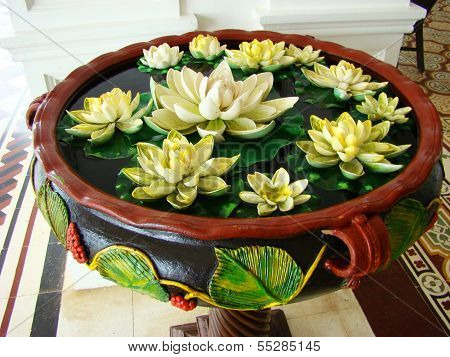 White Lotus flowers