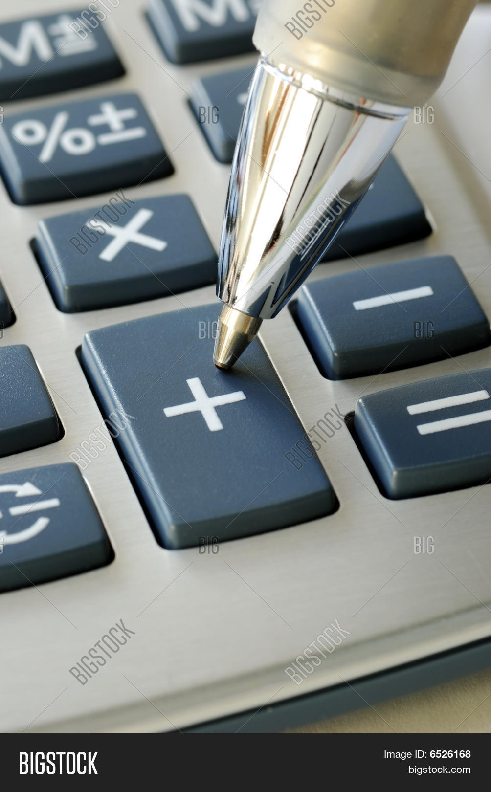 Pointed Out Adding Pen Pointing Add Image & Photo (Free Trial) | Bigstock