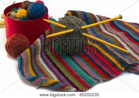 Knitting, Threads