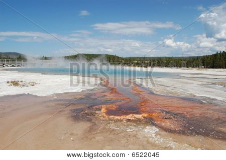 Yellowstone Black Sand Basin Rainbow Pool