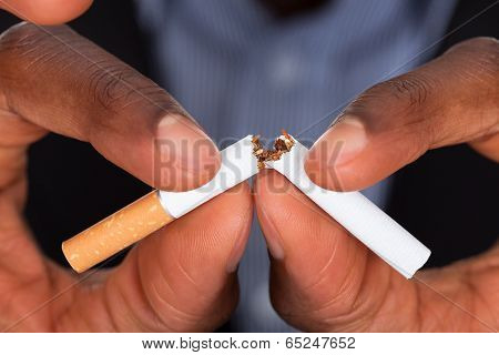 Breaking A Cigarette