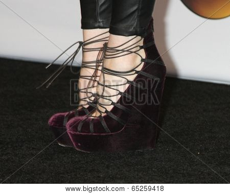 LAS VEGAS - MAY 18:  Lindsey Stirling at the 2014 Billboard Awards at MGM Grand Garden Arena on May 18, 2014 in Las Vegas, NV