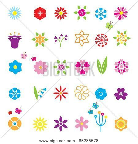 Flower Icons Set