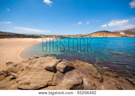 Ftelia Beach In Mykonos