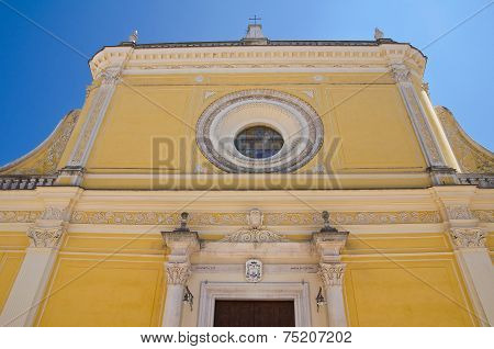 Mother Church of San Severo. Puglia. Italy.