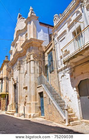 Church of Madonna del Soccorso. San Severo. Puglia. Italy.