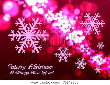 Snowflakes background