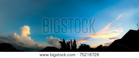 Evening sky