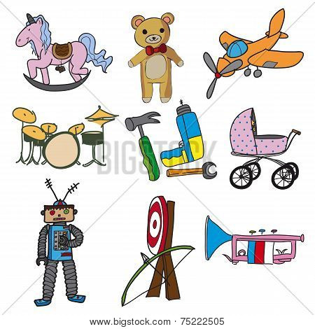 Collection of toys
