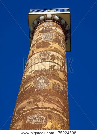 The Astoria Column In Astoria Oregon Usa