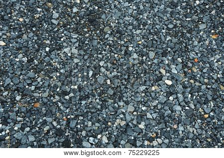 Texture Of Black Granite Gravel