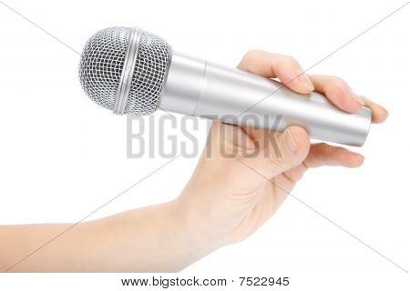 Ezüst mikrofon