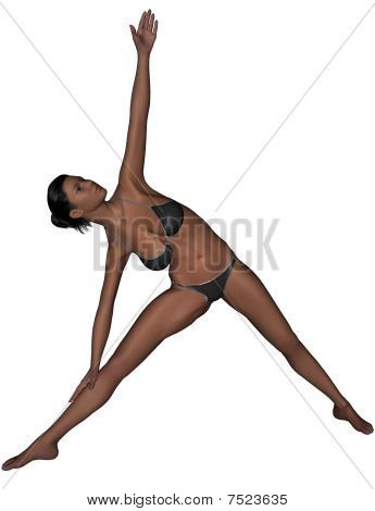 Yoga - trekant Pose