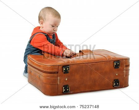 Boy Collects Luggage