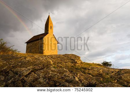 Old Roman Church In Drazovce, Slovakia
